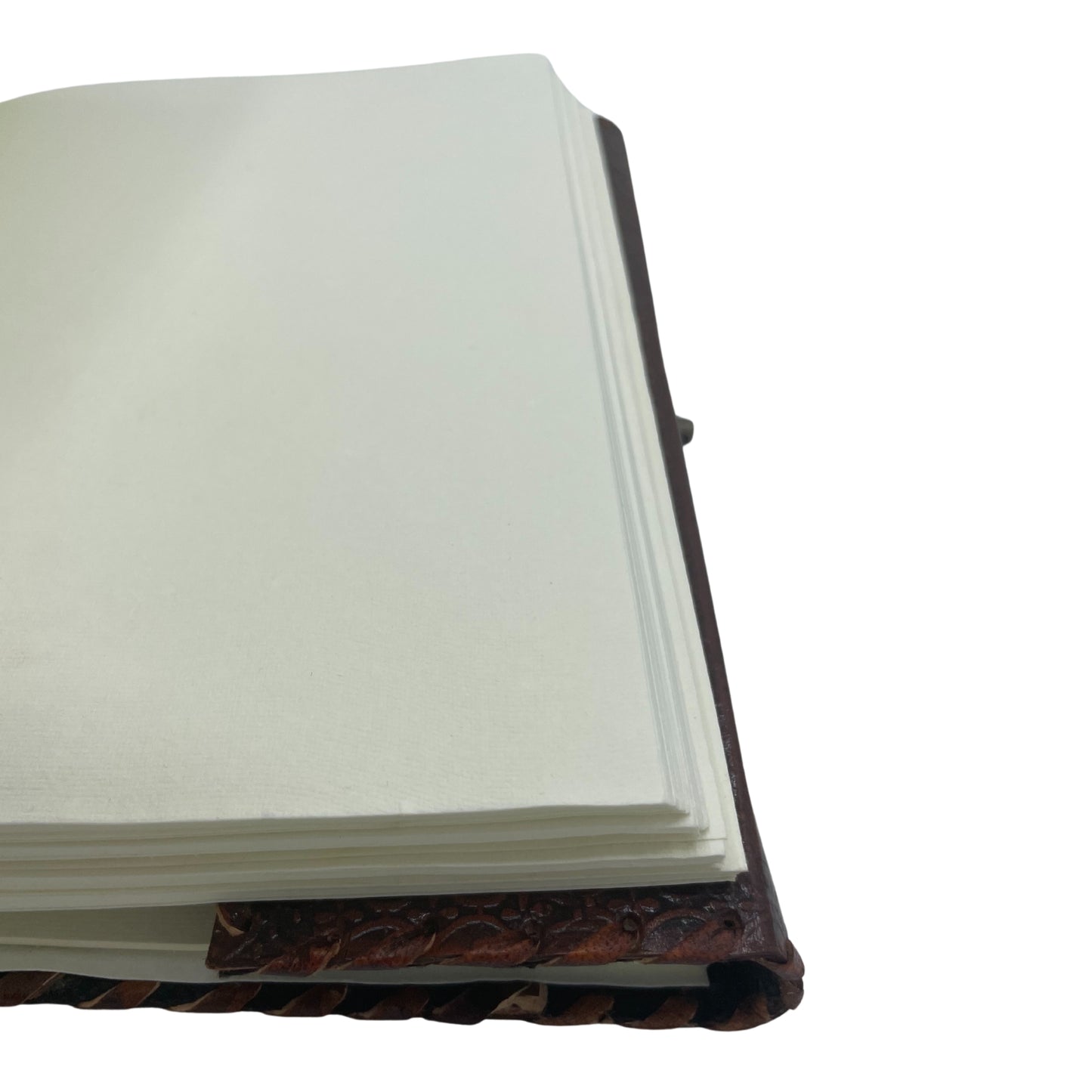 Großes Notizbuch der Schatten - Braun mit abgenutzten Kanten