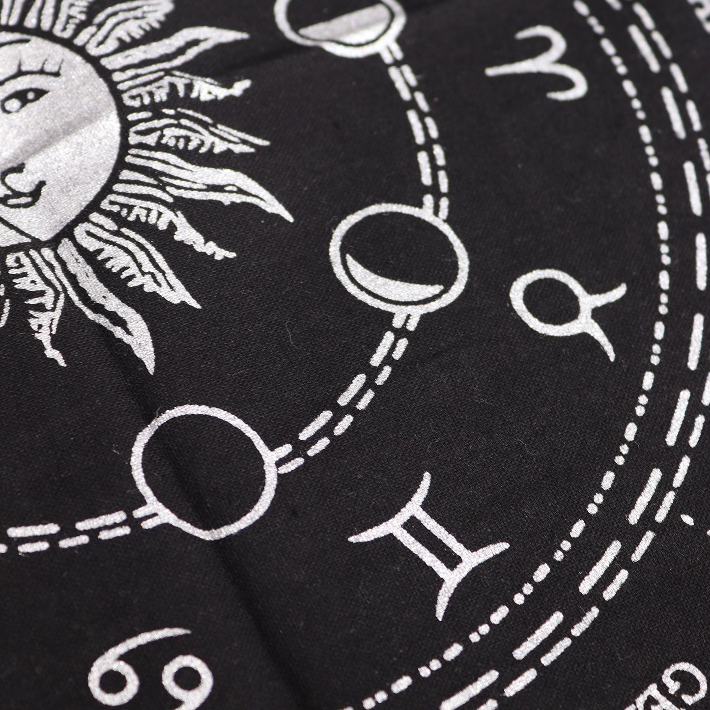 Esoterisches Altartuch mit Fransen - Horoskop
