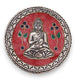 Porta-incienso Buda Rojo Decorativo 10cm
