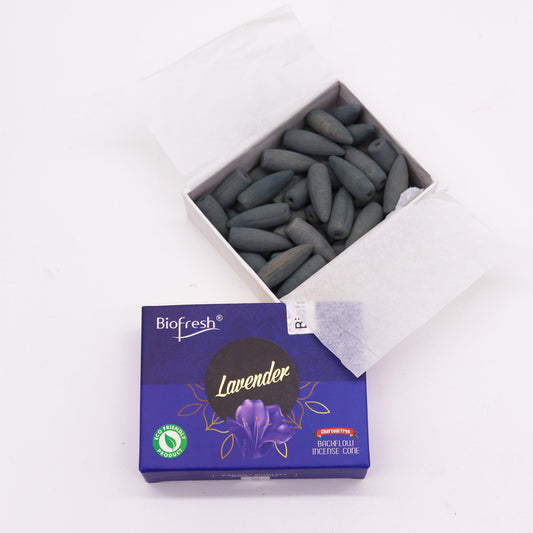 Biofresh Backflow Räucherkegel (40 Kegel) - Lavendel