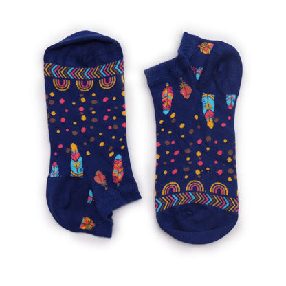 Hop Hare Bambus-Socken, Größe S/M (36-40) - Indianerfedern -