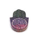 Porta-incienso Hamsa de esteatita 9x6cm - Flor de Loto