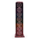Porta-incienso Torre Cuadrada de Esteatita 25cm - 7 Charkras