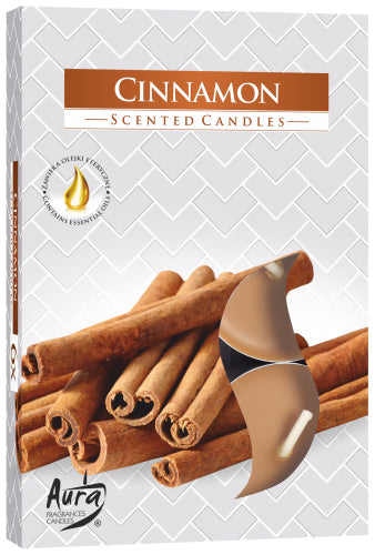1x Set de 6 Velas de Té Perfumadas - Canela