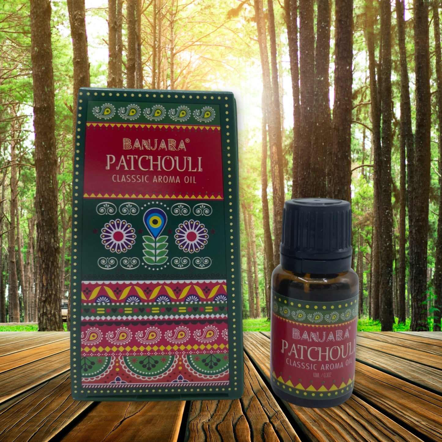 Huile parfumée indienne Banjara 10 ml - Pathchouli