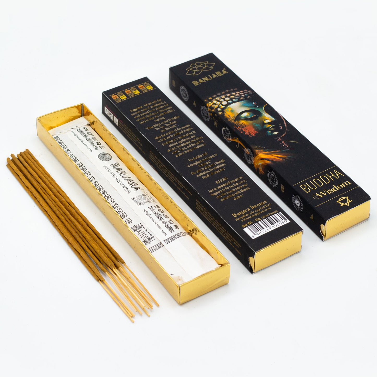 Banjara Buddha Räucherstäbchen - Weisheit