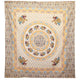 Tapiz / Colgante - Mandala Elefante - Marrón/Naranja sobre Crema