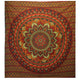 Colcha Doble de Algodón + Colgante de Pared - Mandala Clásico - Verde