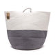 Cesto grande de cuerda de algodón 45x40cm - Gris
