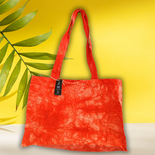 Handtasche - Desert Orange Wash Effect