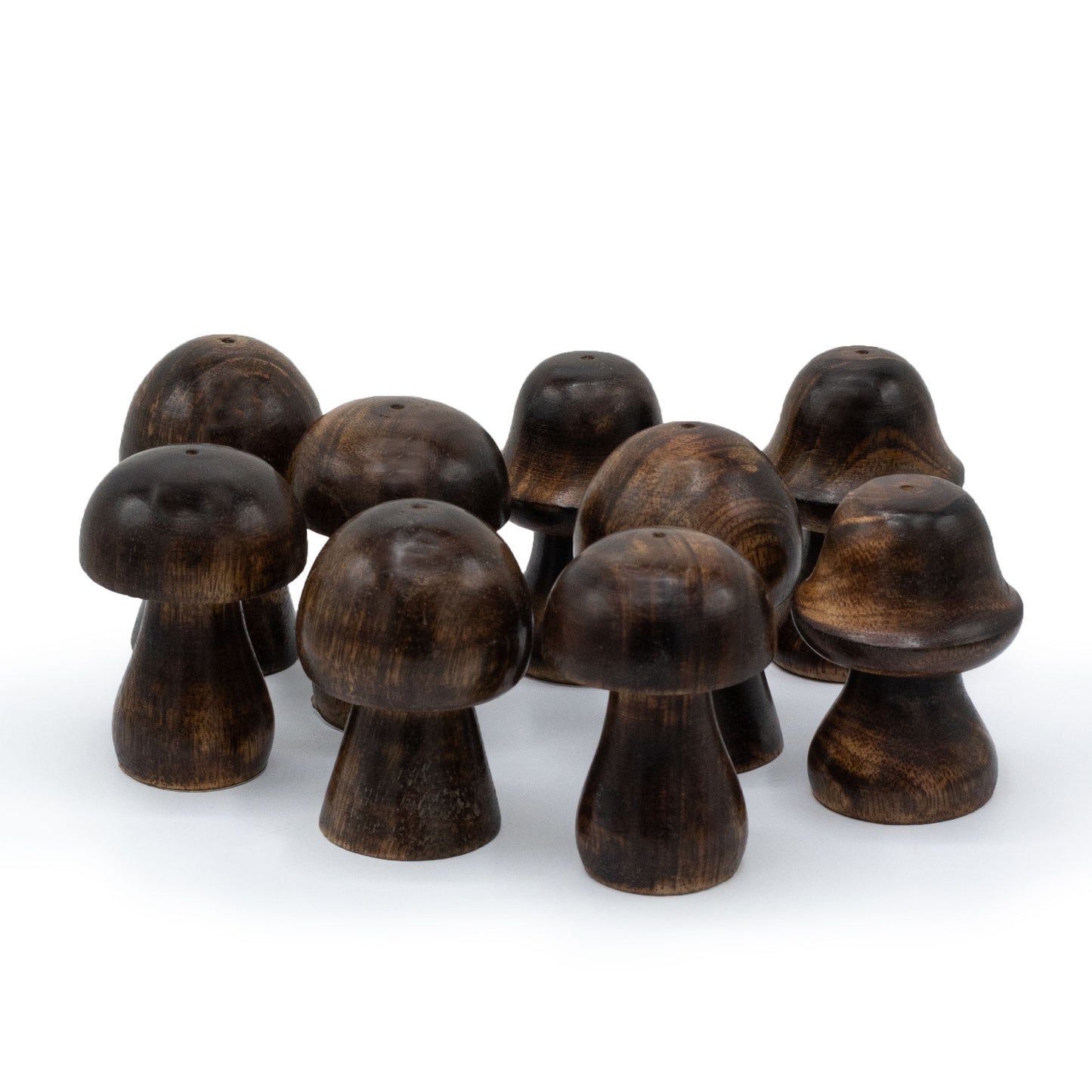 Lot de 3 mini champignons d'encens (8 cm, 7 cm, 6,5 cm)