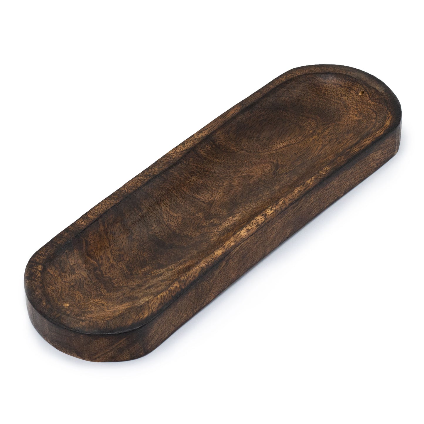 Großes Räuchertablett 30x10cm - Klassisches Mangoholz