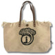 Bolso Natural Asa de piel - Buda