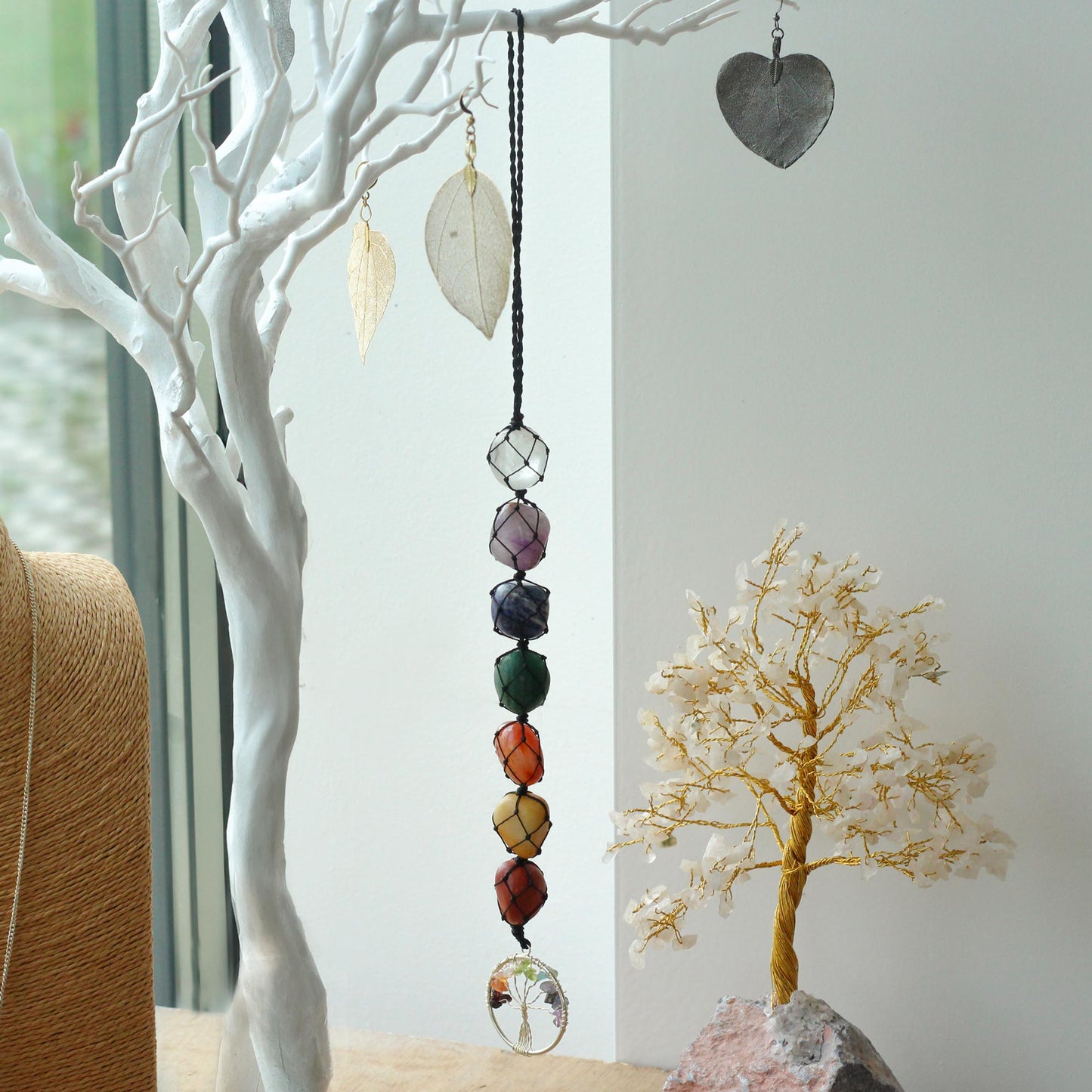 Chakra Stein Anhänger - Baum des Lebens