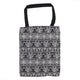 Bolsa Tote Clásica con Cremallera (Motivo Elefantes) 40x34cm