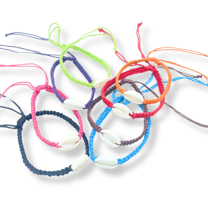 Pulseras de la Amistad Hechas a Mano - Conchas Cowrie Chums (surtido)