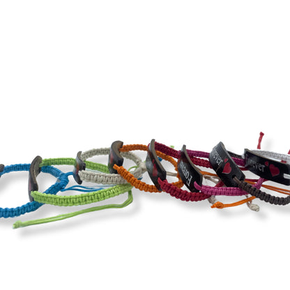 Pulseras de la Amistad Hechas a Mano - Coco Personalizable sin Estampado (surtido)