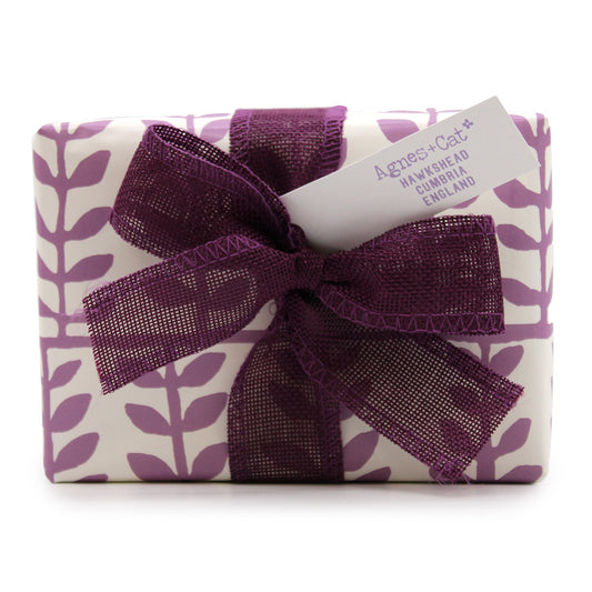 Geschenkset: Provence-Badebomben &amp; Tee &amp; Rose + Mondsteinkerze