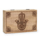 Caja rectangular grande 21.5x14x6.3cm - Hamsa Negro