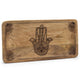 Bandeja larga 30x15x2,5cm - Hamsa Negro