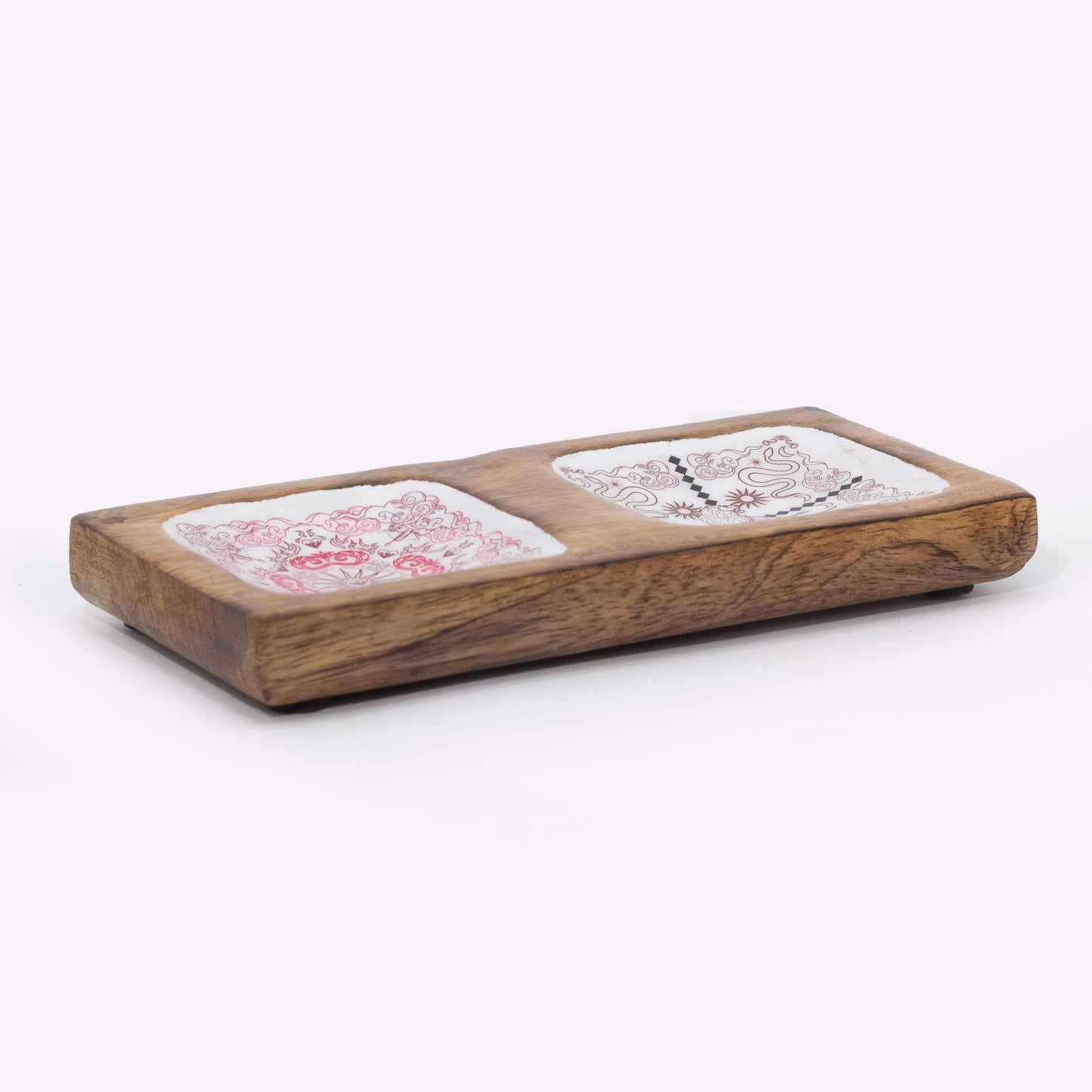 Bandeja doble 20x10x2.5cm - HOP HARE