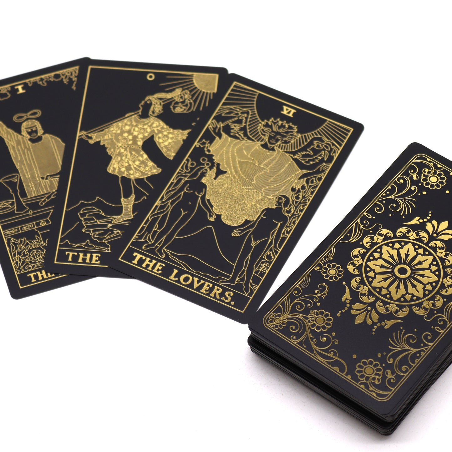 Gold-Tarot mit Buch – Geschenkbox