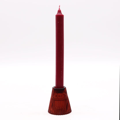 Portavelas reversible para cena / vela de té - Rojo Vampiro