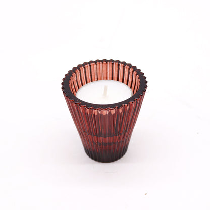 Portavelas reversible para cena / vela de té - Rojo Vampiro