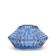 Portavelas reversible con diseño de flor para cena / vela de té - Azul