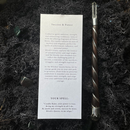 Bougies purificatrices des sorcières anciennes - Reine des sorcières