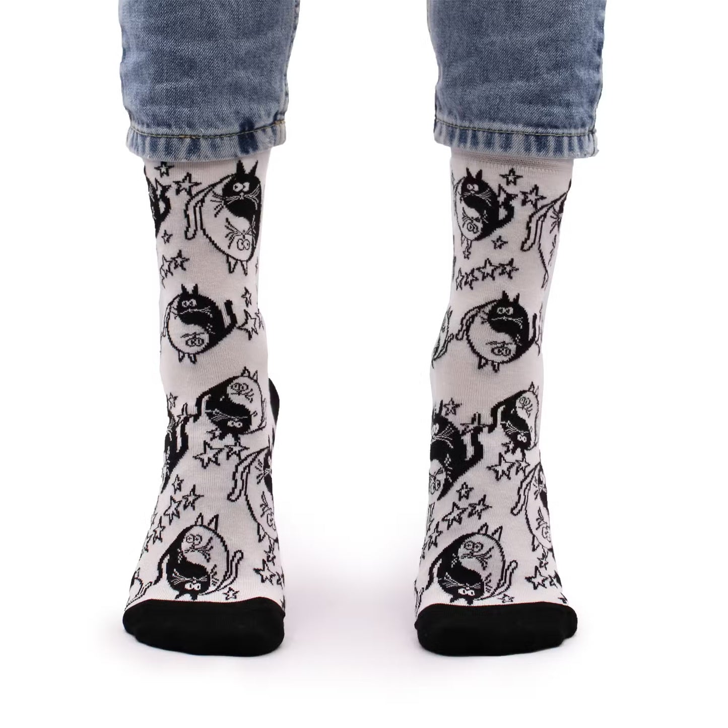 Hop Hare Socken (41-46) - Ying Yang - Mit Dose