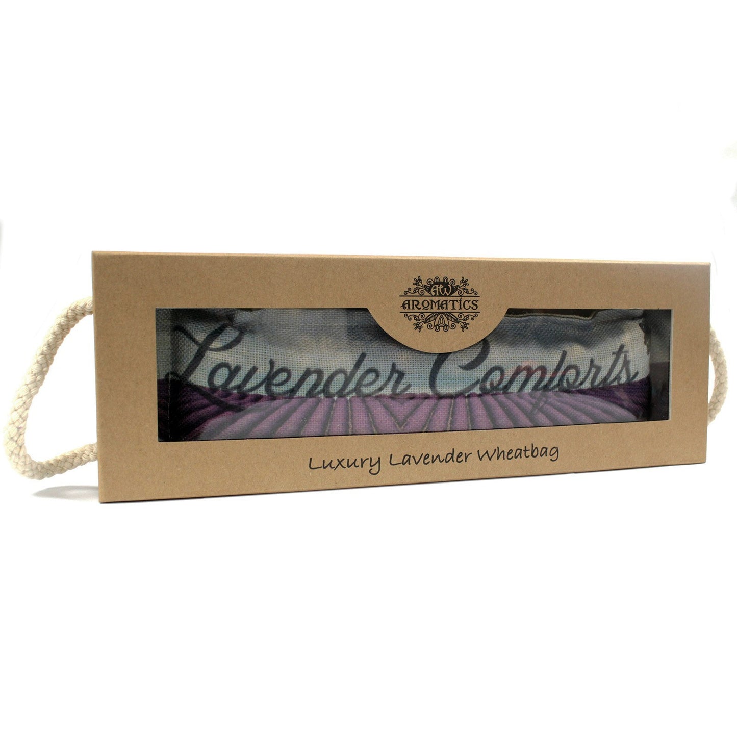 Weizensäckchen in Geschenkbox - Lavendel