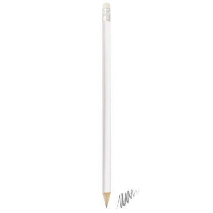 Lápiz Madera Goma Blanco (lote de 100)