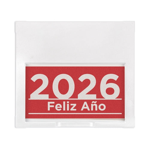 Weißer Autokalender