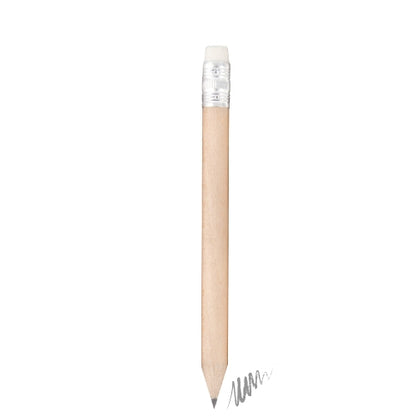 Mini Lápiz Madera Goma (lote de 100)