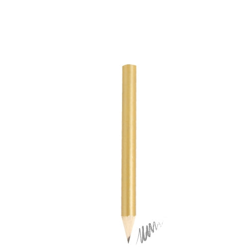 Crayon en bois métallisé doré (paquet de 100)