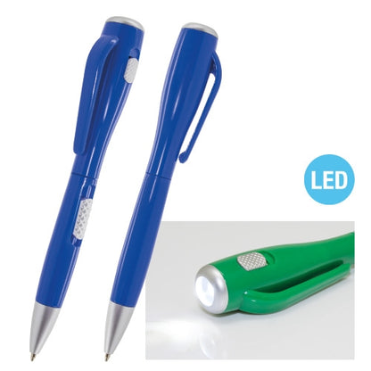 Stylo torche LED bleu