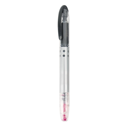 Roller Negro y Marcador Fucsia Plateado
