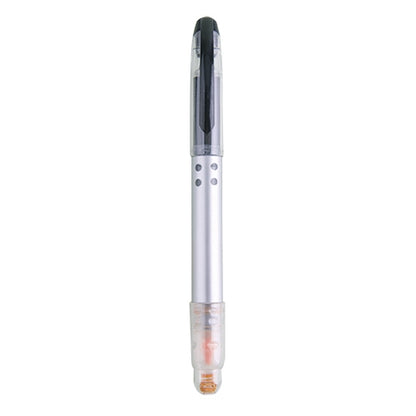 Roller Negro y Marcador Naranja Plateado