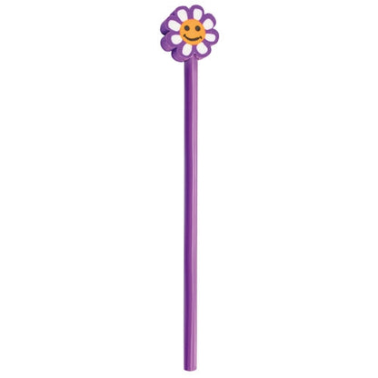 Crayon Bois Gomme Fleur