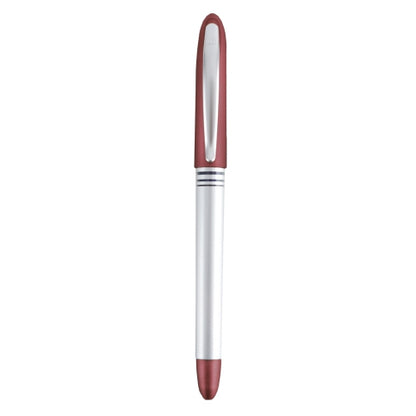 Stylo roller rouge encre bleue