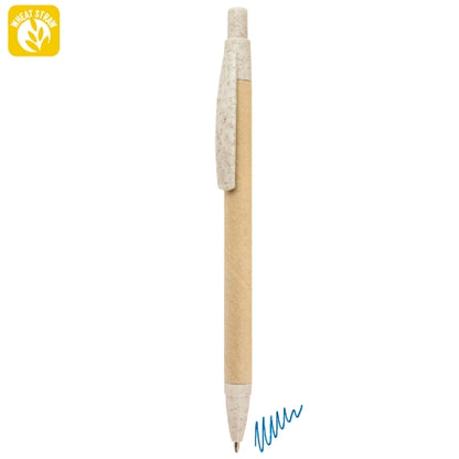 Kugelschreiber Weizenfaser Creme