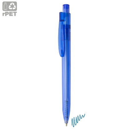 Kugelschreiber aus recyceltem RPET, blau