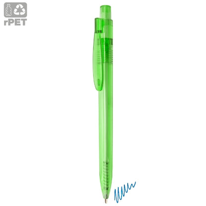 Bolígrafo RPET Reciclado Verde