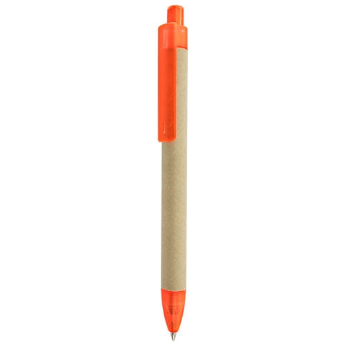 Stylo en carton orange