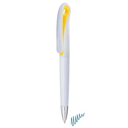 Bolígrafo Bicolor Blanco Amarillo Recambio 1mm