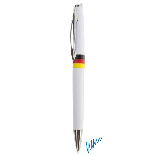 Stift aus Metall/Kunststoff mit deutscher Ale-Flagge