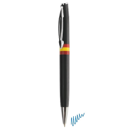 Bolígrafo Nacional Metal Plástico Negro Bandera España