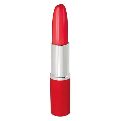 Stift in Form eines roten Lippenstifts