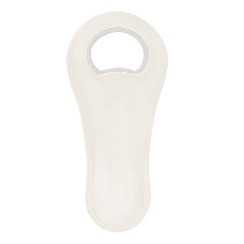 Weißer magnetischer Flaschenöffner